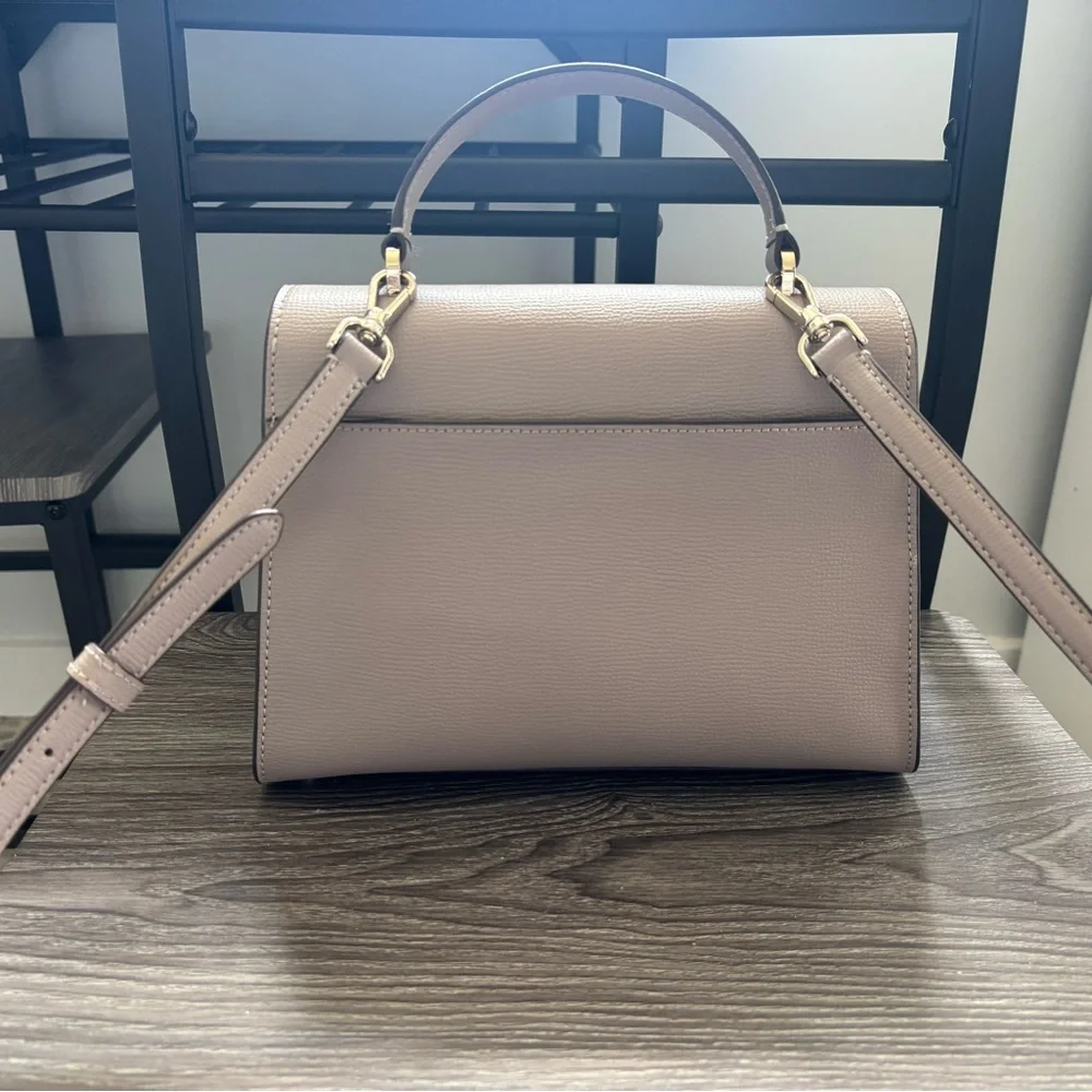 Kate Spade Darcy Top Handle Leather Satchel Crossbody